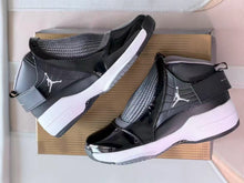 Jordan 19 Black and White High-Top Sneakers