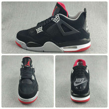 Jordan Air Jordan 4 Men’s Sneakers Black White Red