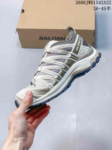 Salomon XA Pro 3D Trail Sneakers in Cream and Gray
