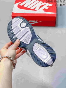 Nike Air Monarch IV DIY Custom Sneakers White Blue 415445-102