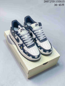 Nike Air Force 1 Low Sneakers Navy Floral White 2607JYD1155A15