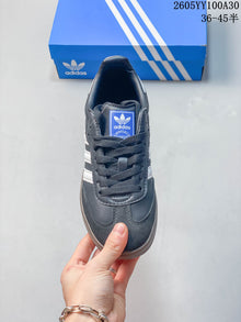 adidas Samba OG Low-Top Sneakers, Charcoal and White