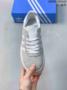 Adidas Originals Gazelle Bold Women's Platform Sneakers, Grey and White