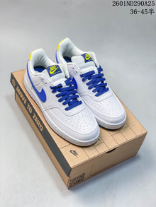 Nike Court Vision Low White Blue Yellow Sneakers