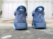 Jordan 6 Black Obsidian Blue Sneakers 384664-400