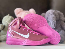 Nike HD2010 Kids High-Top Sneakers Pink and Burgundy