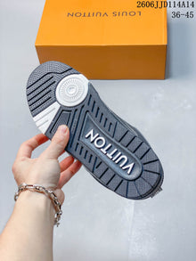 Louis Vuitton Trainer Low-Top Sneakers in Charcoal