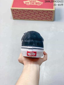 Vans SK8-Low Black Sneakers with Checkerboard Side Stripe