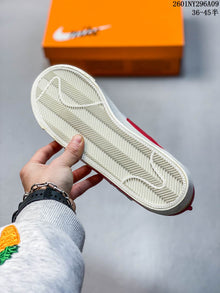 Nike Blazer Low ’77 Jumbo White and Red Sneakers