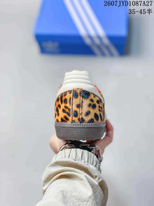 adidas Samba ADV Sneakers Leopard Print Red Laces