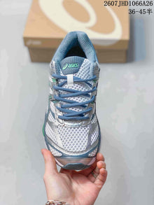ASICS Gel-Cumulus 16 Mesh Sneakers in Blue, Silver and Green
