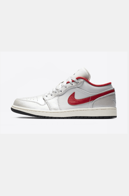 Nike Silver Fox Low Sneakers White Red DA4668-001