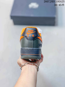 Nike Air Force 1 '07 Low Sneakers Brown Orange