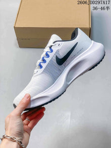 Nike Zoom Fly 5 White and Blue Running Shoes JDD297A17