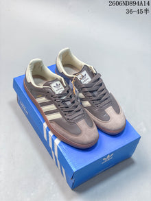 adidas Samba OG Low-Top Sneakers in Brown and Cream