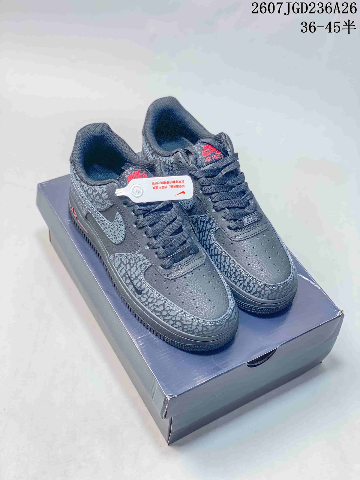 Nike Air Force 1 Low Stussy Dark Gray Sneakers 722260UPW