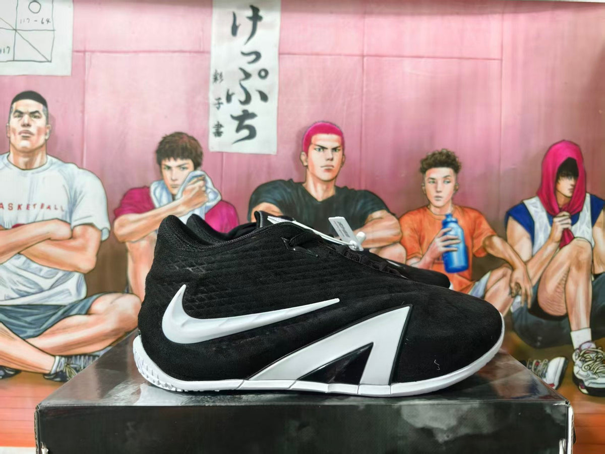 Nike Black Basketball Sneakers with White Swoosh