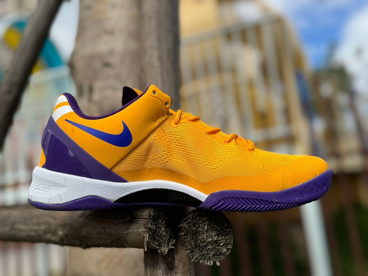 Nike Kobe 8 LSU Basketball Shoes in Gold and Purple