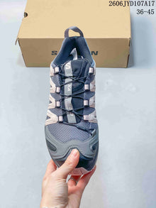 Salomon XA PRO 3D Trail Running Shoes, Gray and Pink