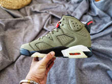 Air Jordan 6 TS 3M High-Top Sneakers Olive