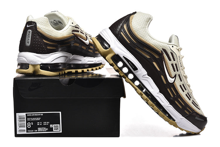 Nike Air Max 97 OG Sneakers in Cream, Black and Gold