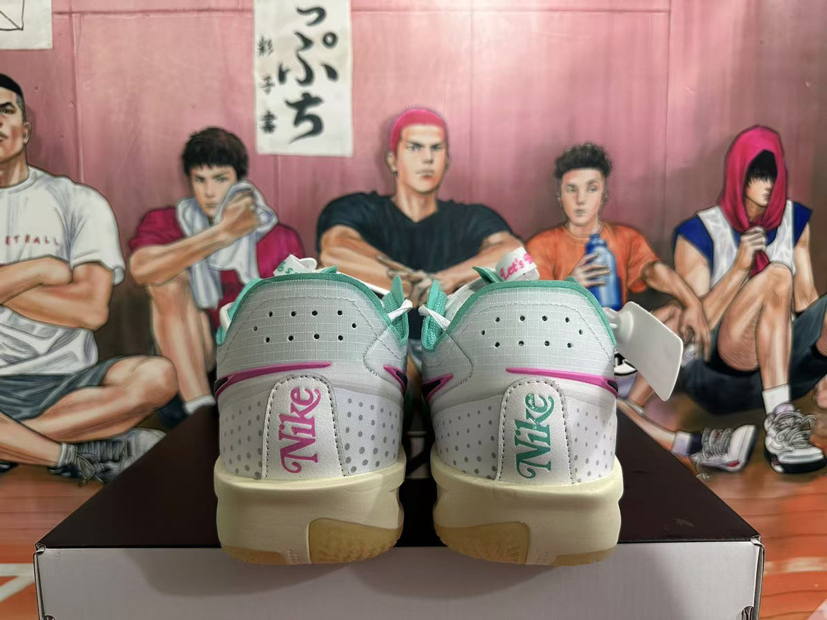 Nike ZoomX Basketball Shoes White Blue and Pink