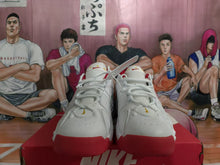 Nike White and Red Sneakers