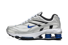Nike Shox Ride 2 Silver and Blue Sneakers