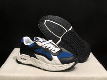 Off-White Leather Low-Top Sneakers Black Blue White EU 36-45