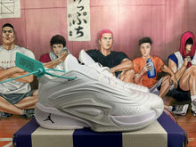 Jordan White Grey Basketball Sneakers