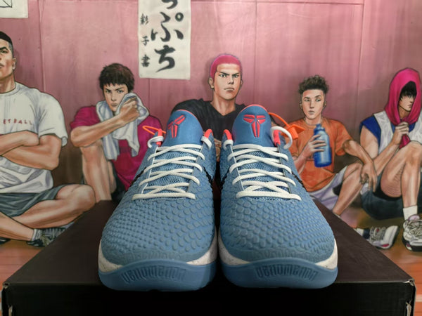 Nike Zoom Basketball Sneakers Blue White Orange