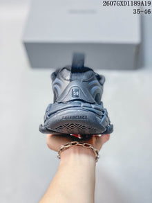 Balenciaga Triple S.2 Chunky Sneakers Black Dark Gray