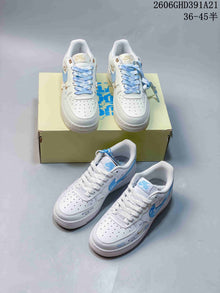 Nike Air Force 1 Low New Year White and Blue Sneakers