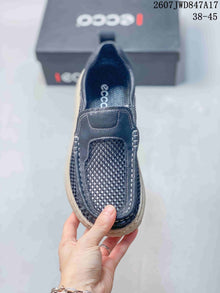 ECCO Slip-On Breathable Mesh Shoes Navy 2607JWD847A17