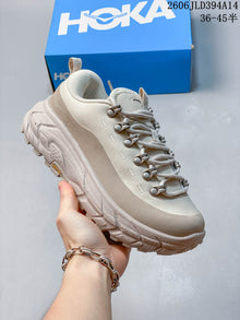 HOKA Tor Summit Low-Top Sneakers in Cream