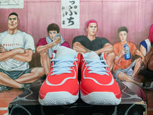 Jordan 20 Basketball Shoes in Red and Light Blue