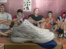 ASICS Basketball Shoes in White and Silver