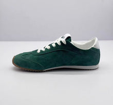 Alo Green Low-Top Sneakers with White Details