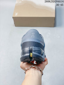 On Cloudswift Amp Men's Running Shoes, Gray and Neon Yellow