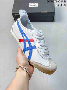 Onitsuka Tiger Mexico 66 White Blue Red Sneakers 06LY1001A