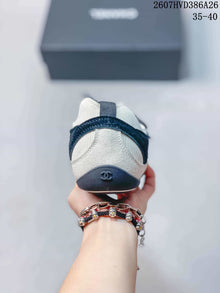 Chanel 2607HVD386A26 Black White Low-Top Sneakers
