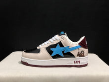 BAPE Bape Sta Low Sneakers Cream Black Blue