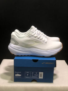 Brooks Glycerin 21 White Low-Top Running Sneakers