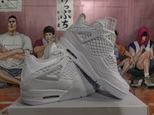 Jordan 4 White High-Top Sneakers