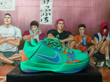 Nike Basketball Sneakers Blue Orange Splatter