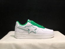 BAPE Sta Low-Top Sneakers White Green