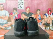 Jordan Black and Red Basketball Sneakers