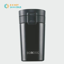Borosil Coffeemate 300 ML Vacuum Insulated Stainless Steel Travel Mug | 8 Hours Hot and 14 Hours Cold | 1 Pc