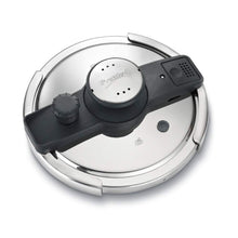 Prestige Clip-on Mini 3 Litre Hard Anodised Aluminium Pressure Cooker | Gas & Induction Compatible | Black