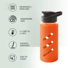 Treo Proteger Borosilicate Glass Bottle with Silicon Protector | 1 Pc